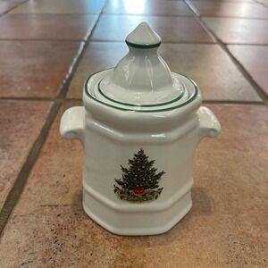 Ffaltzgeaff Christmas heritage sugar jar with lid